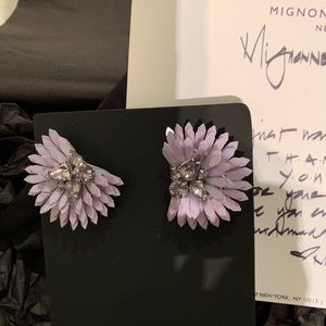 Mignonne Gavigan light purple earrings